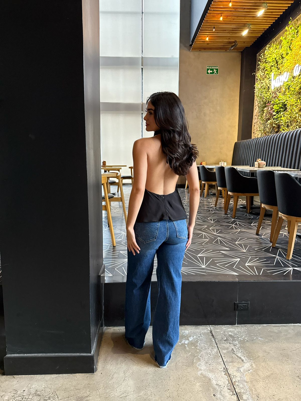 Blusa Halter Gargantilla