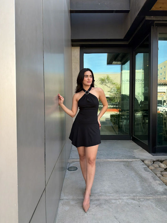 Vestido Halter Argolla