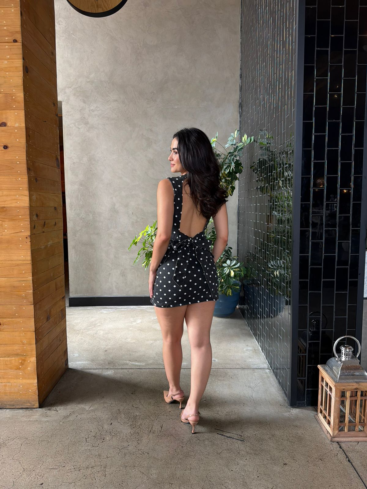 Conjunto Denim Dots
