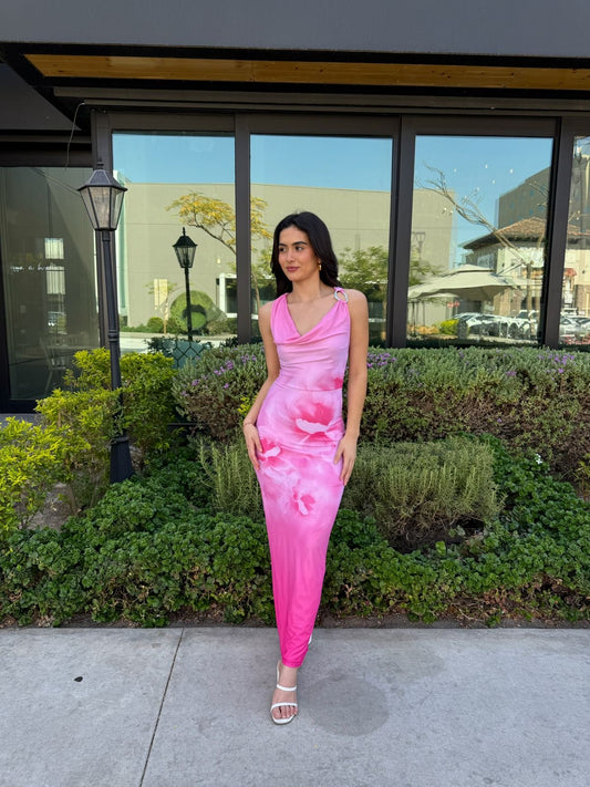 Vestido Argolla Flores
