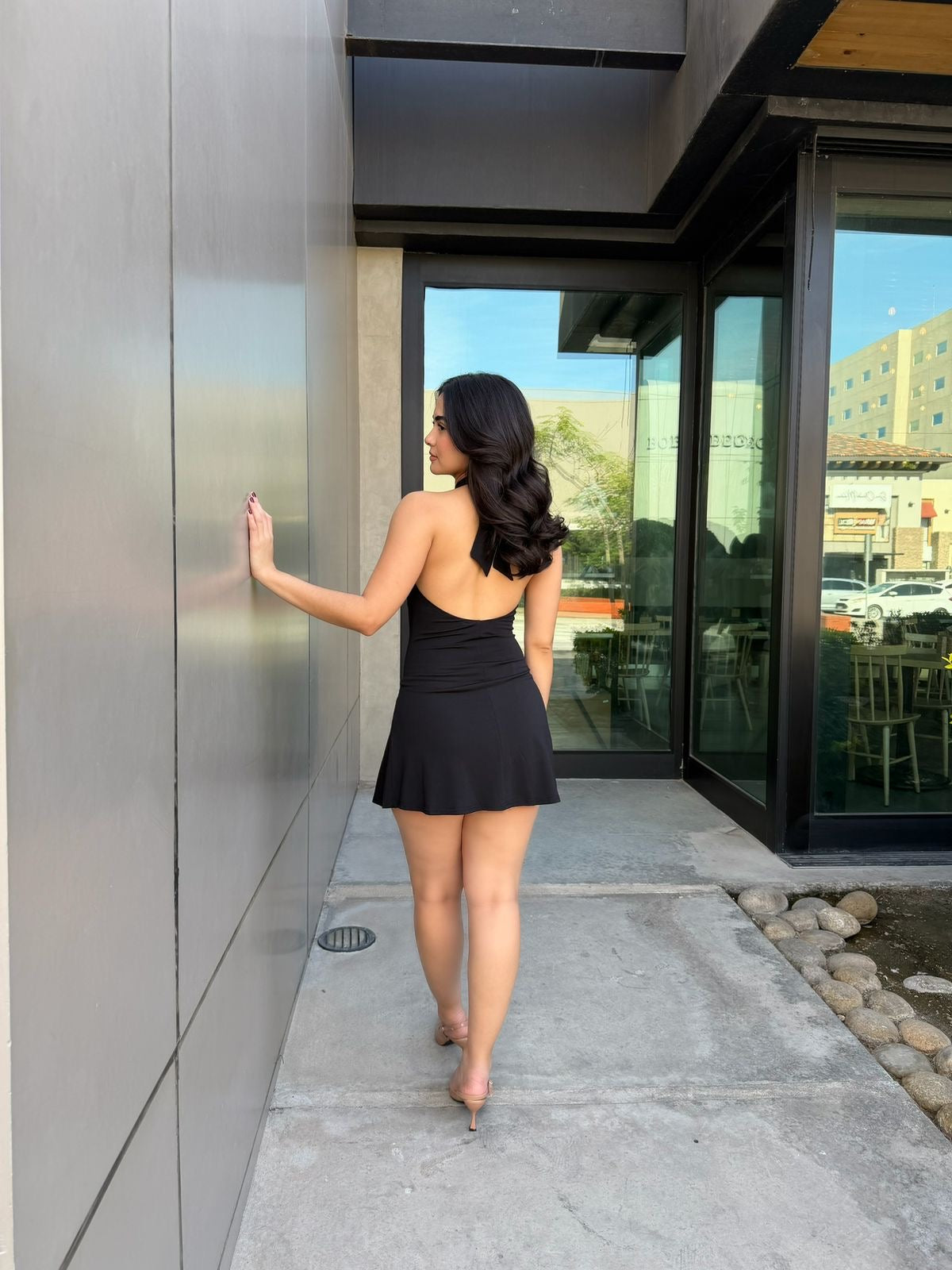 Vestido Halter Argolla