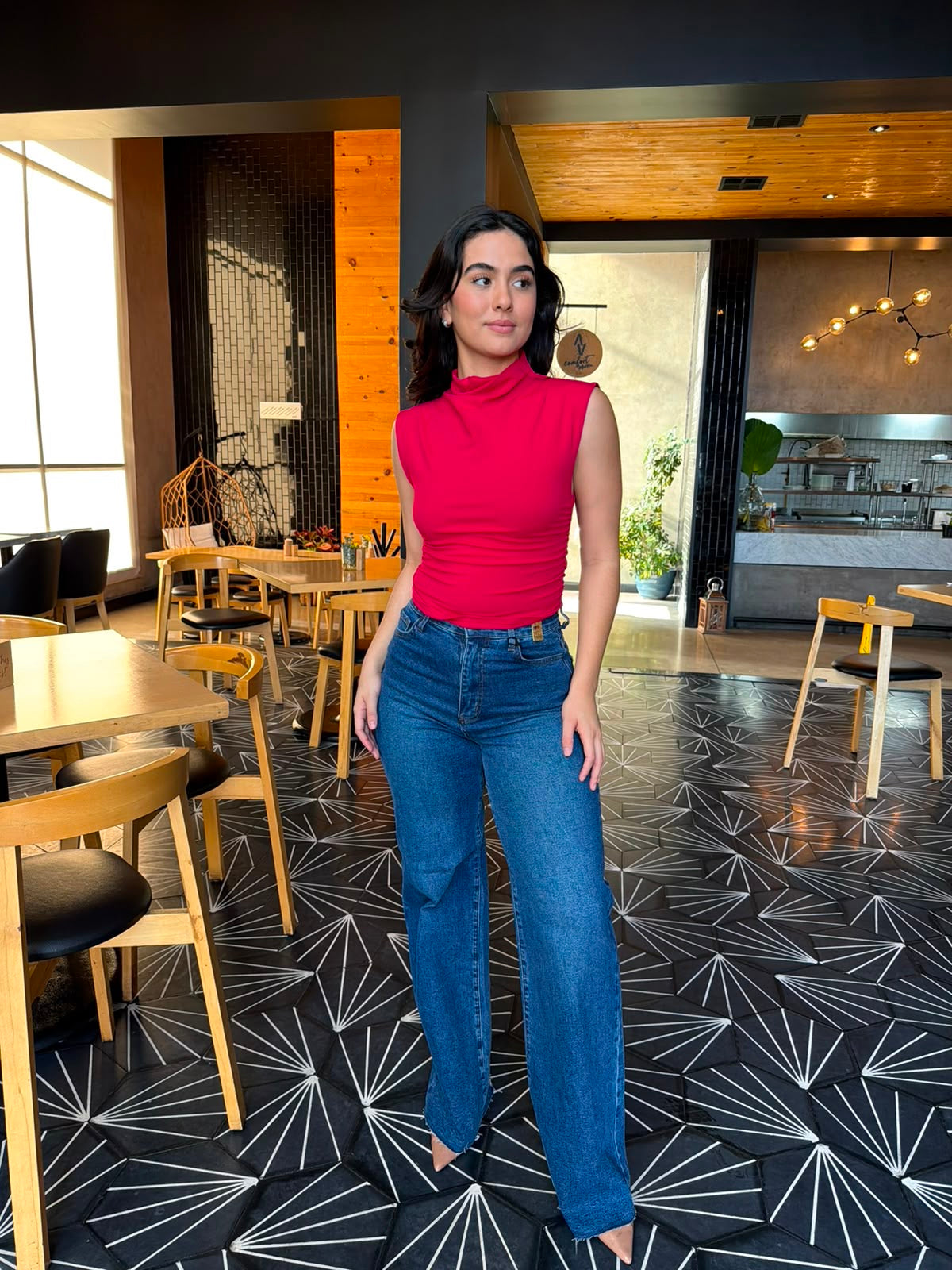 Blusa Básica Rojo