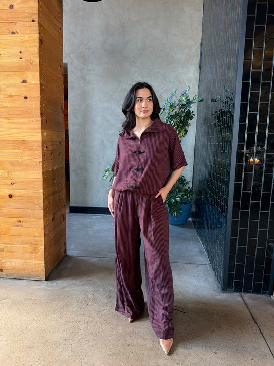 Conjunto Oversize Rayas