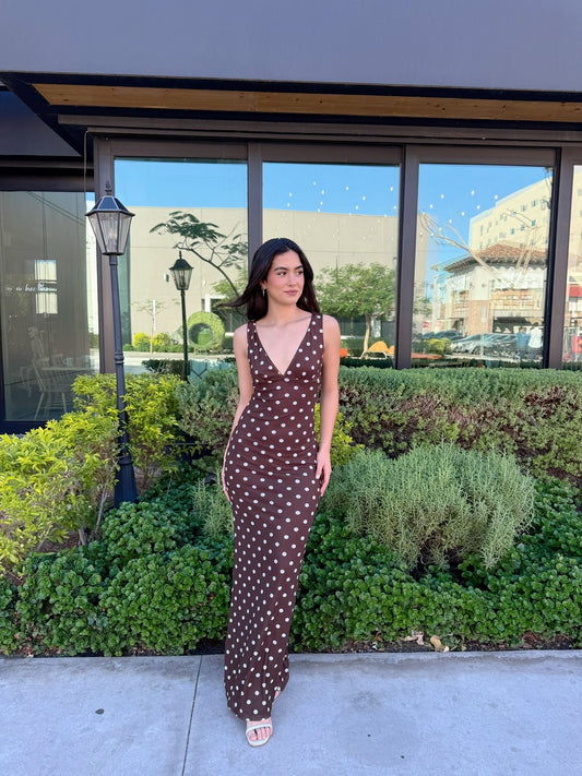 Vestido Largo Dots