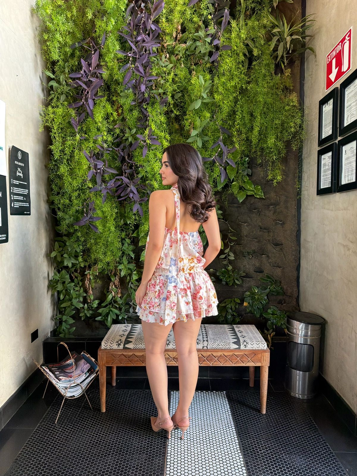 Vestido Olanes & Mascada