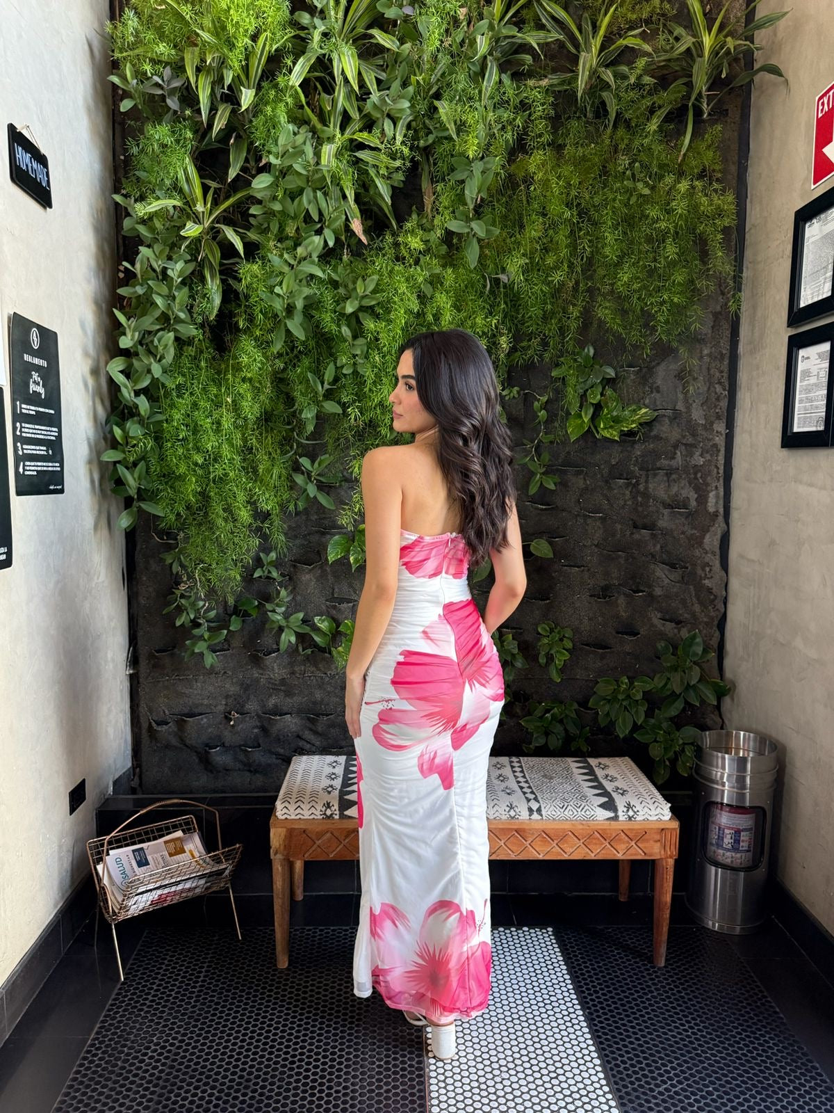 Vestido Cintura transparente