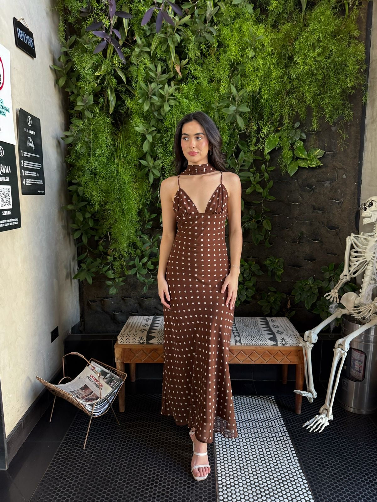 Vestido Midi Dots Mascada