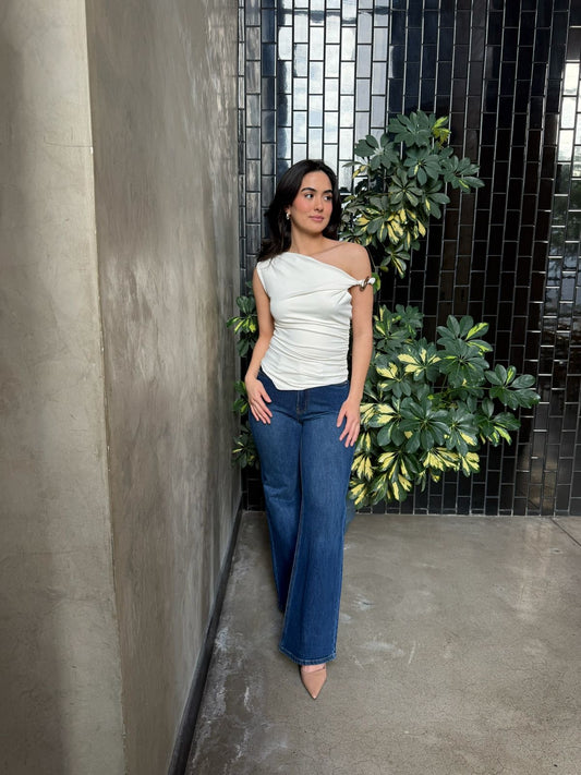 Pantalón Vibrant Oscuro Recto