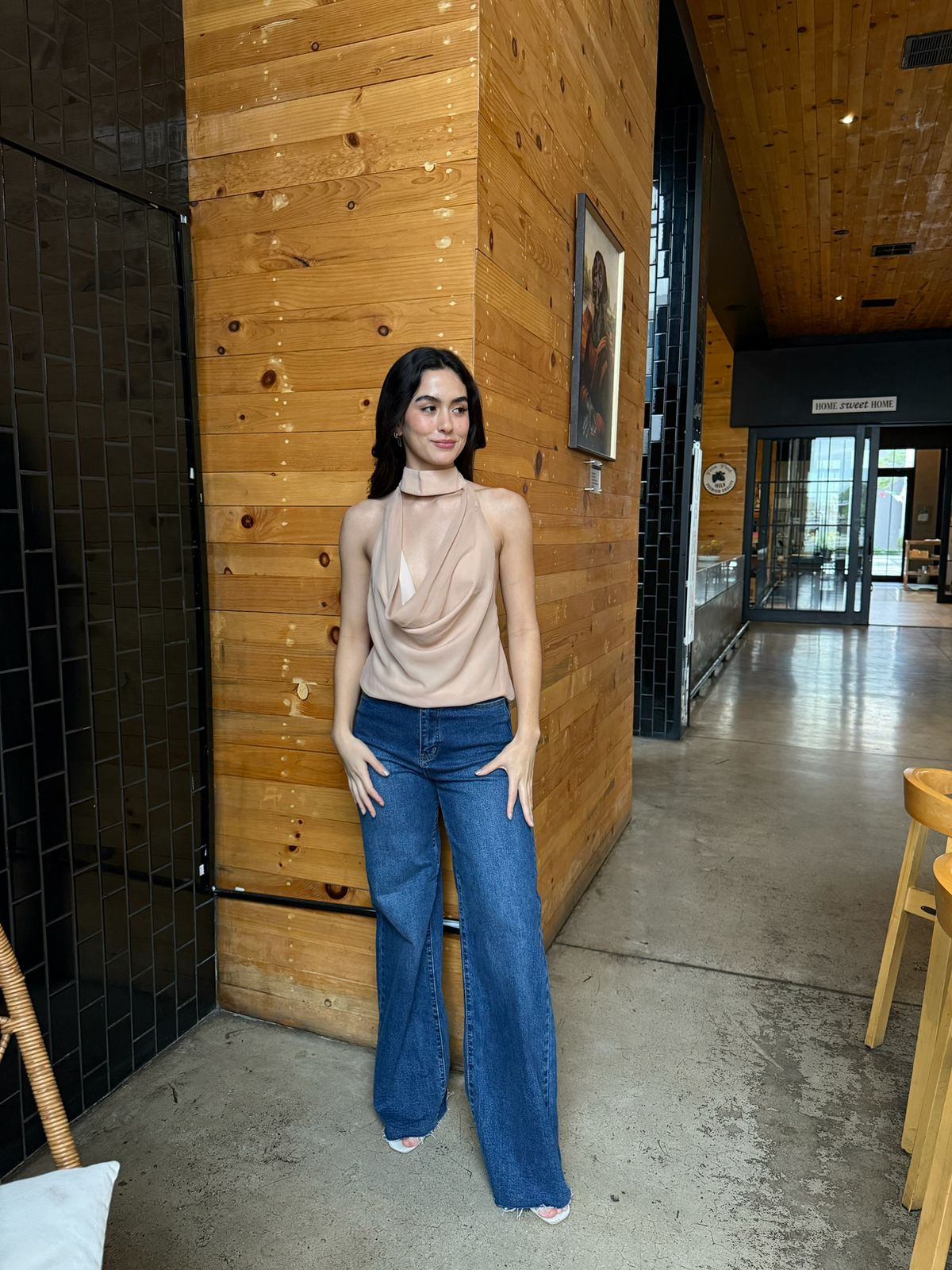 Blusa Halter Gargantilla