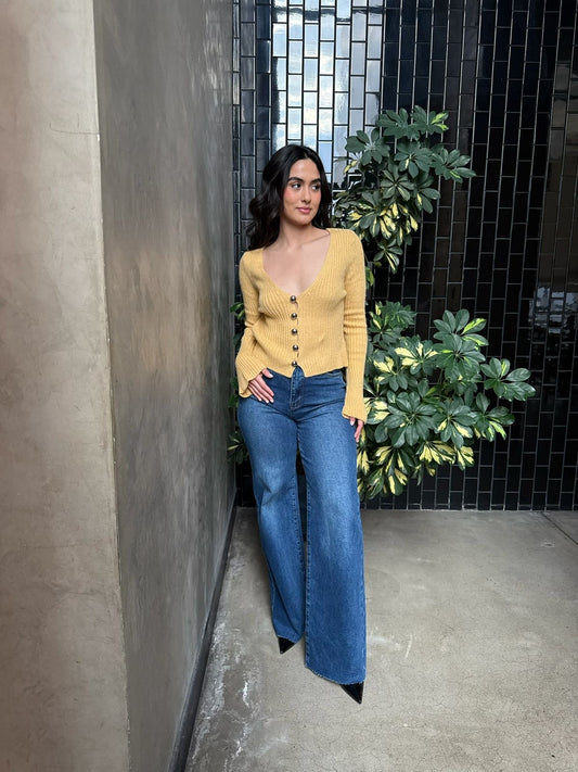 Sueter Botones Plata