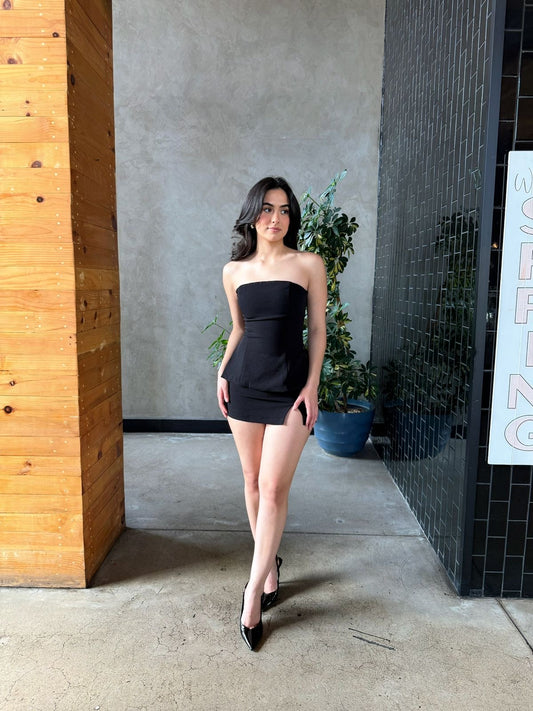 Conjunto Strapless Liso