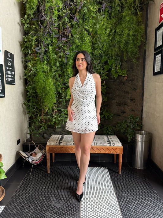 Vestido Dots Blanco