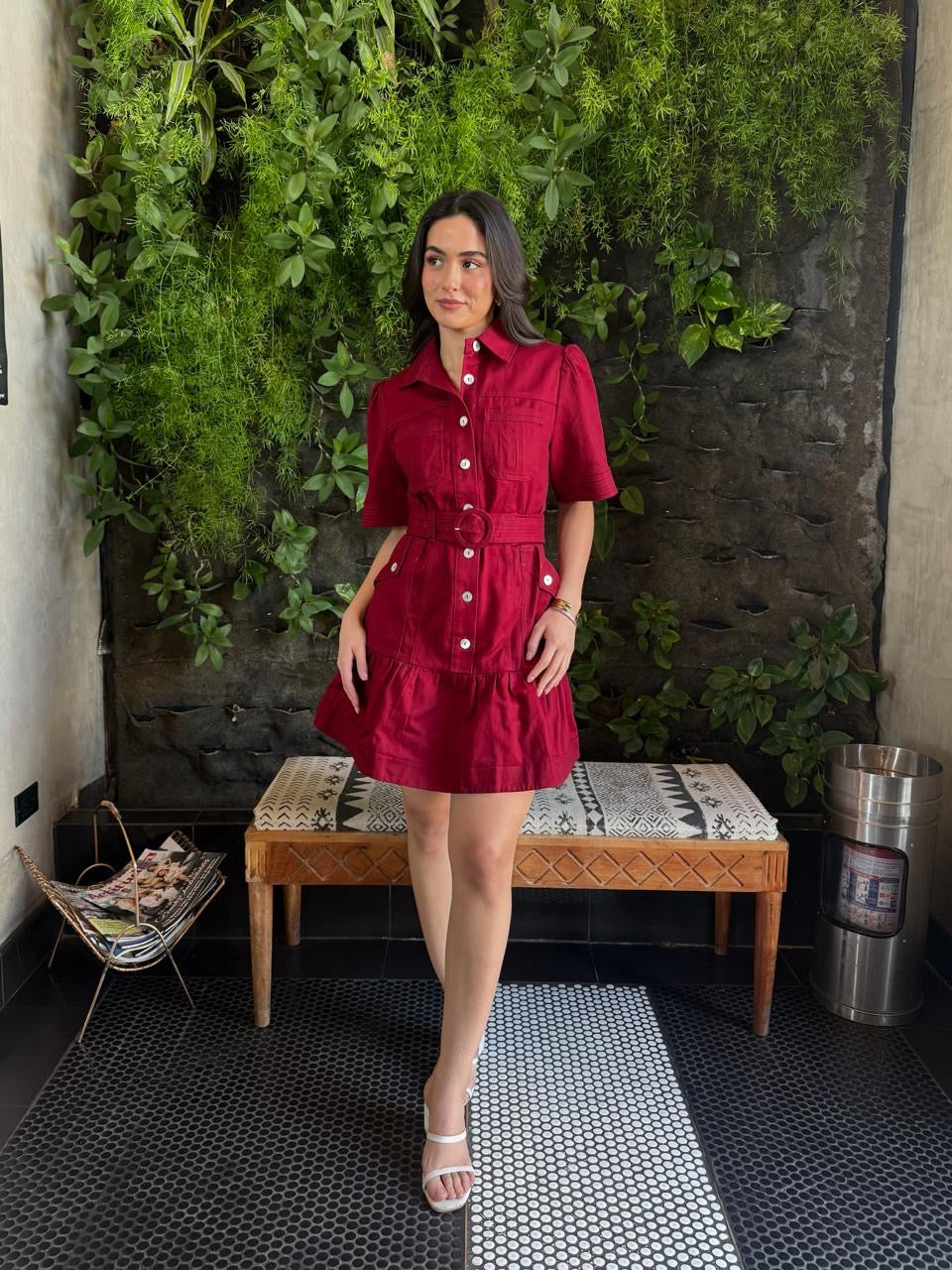 Vestido Mezclilla Cinturón