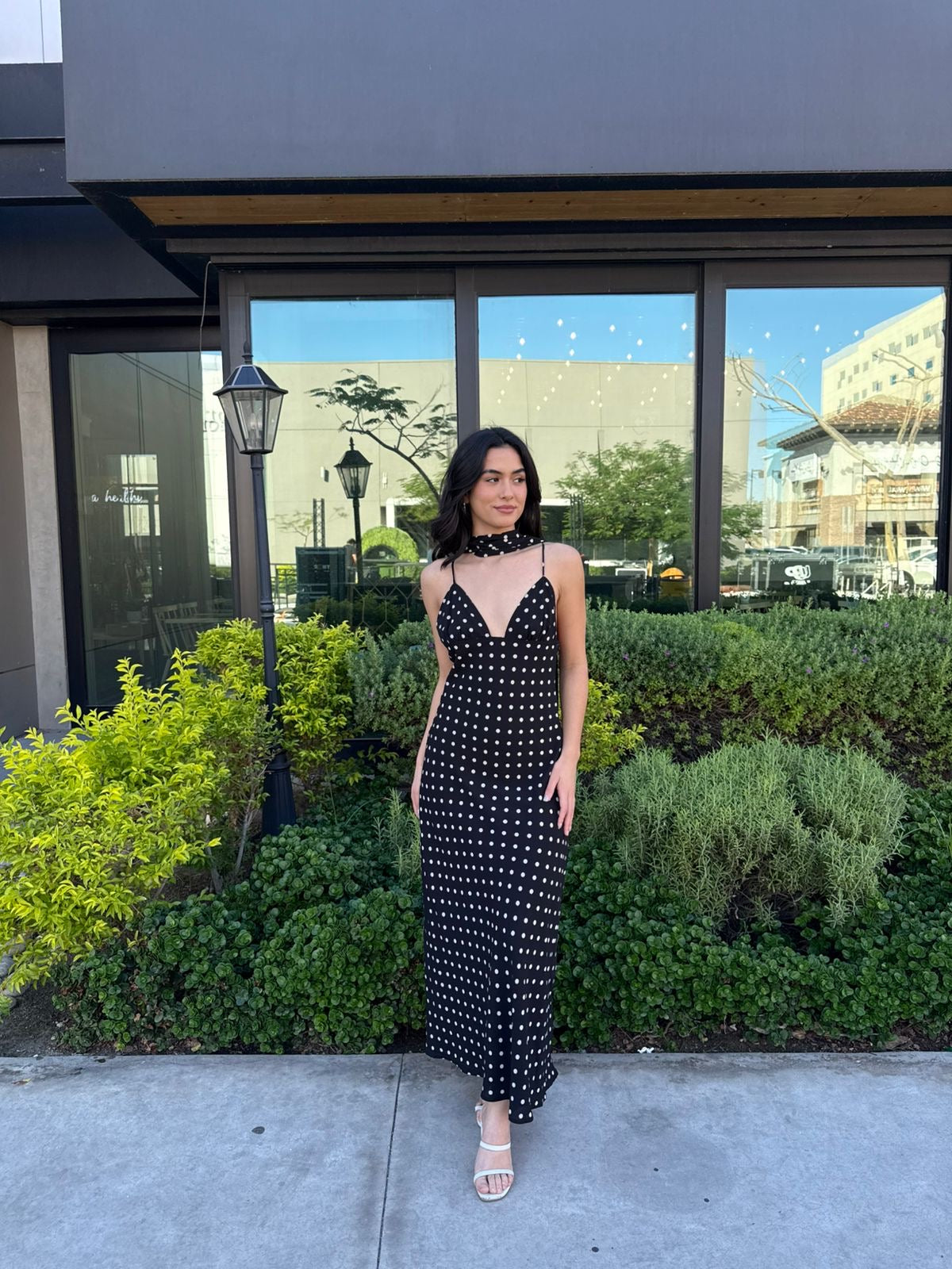 Vestido Dots con Mascada