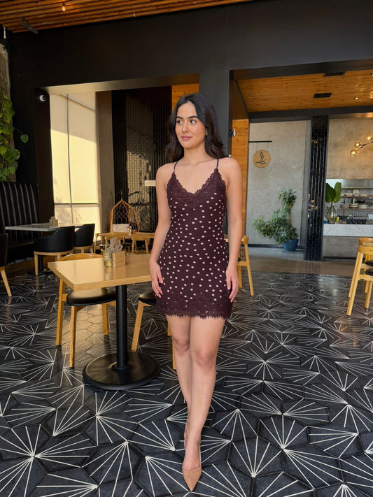 Vestido Dots Chocolate