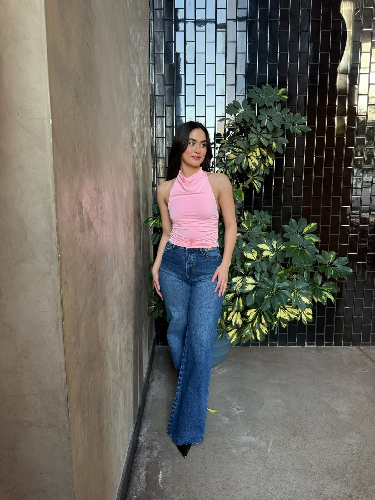 Top Halter Liso