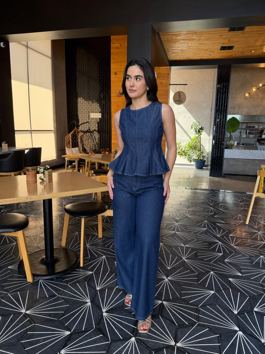 Conjunto Denim Pléplum