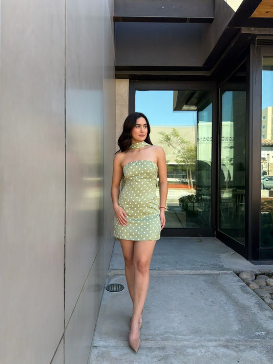 Vestido Dots con Mascada