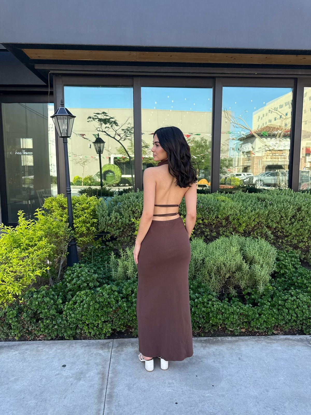 Conjunto Halter Escote Espalda