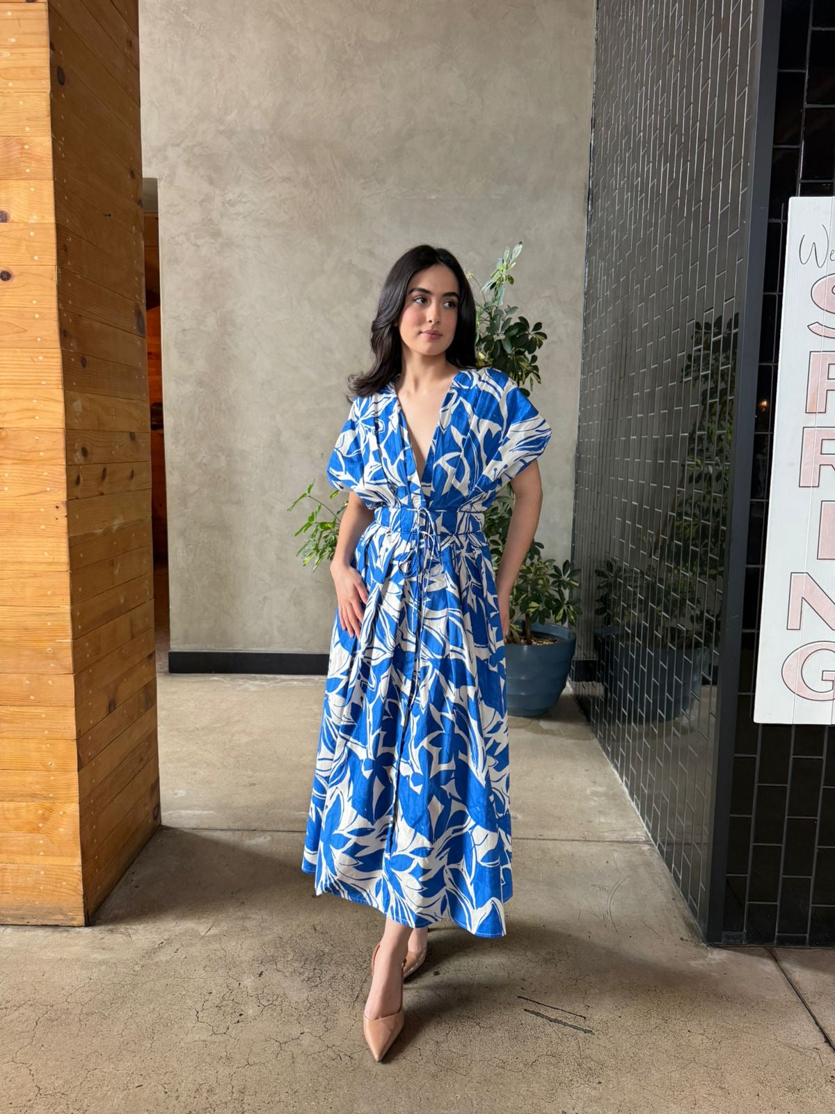 Vestido Midi Floreado