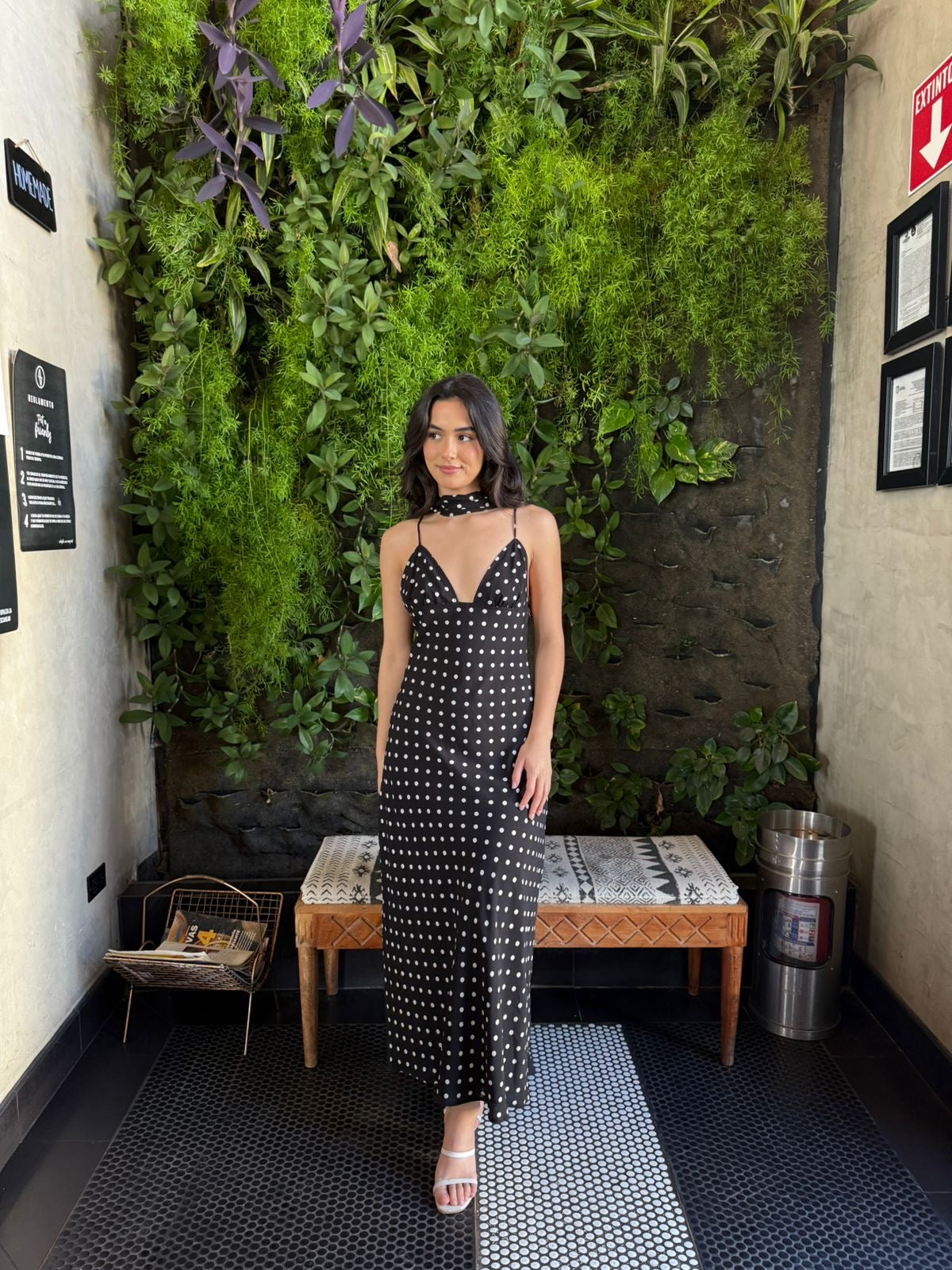 Vestido Dots con Mascada