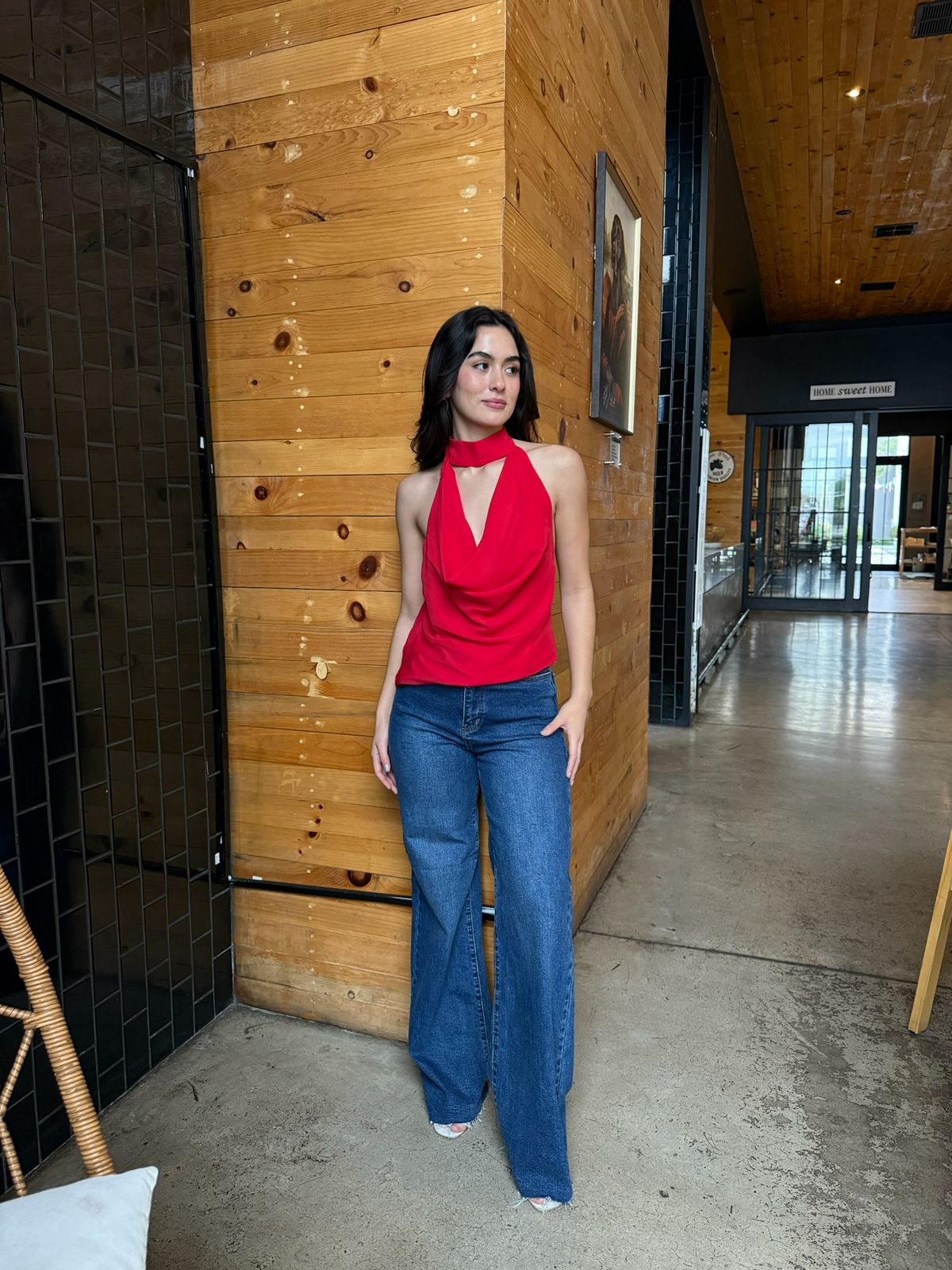 Blusa Halter Gargantilla