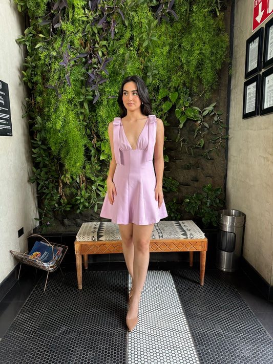 Vestido Tirantes con Moño