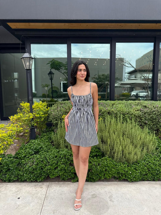 Vestido Rayas B&W