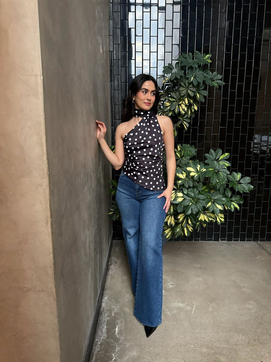 Blusa Dots con Mascada