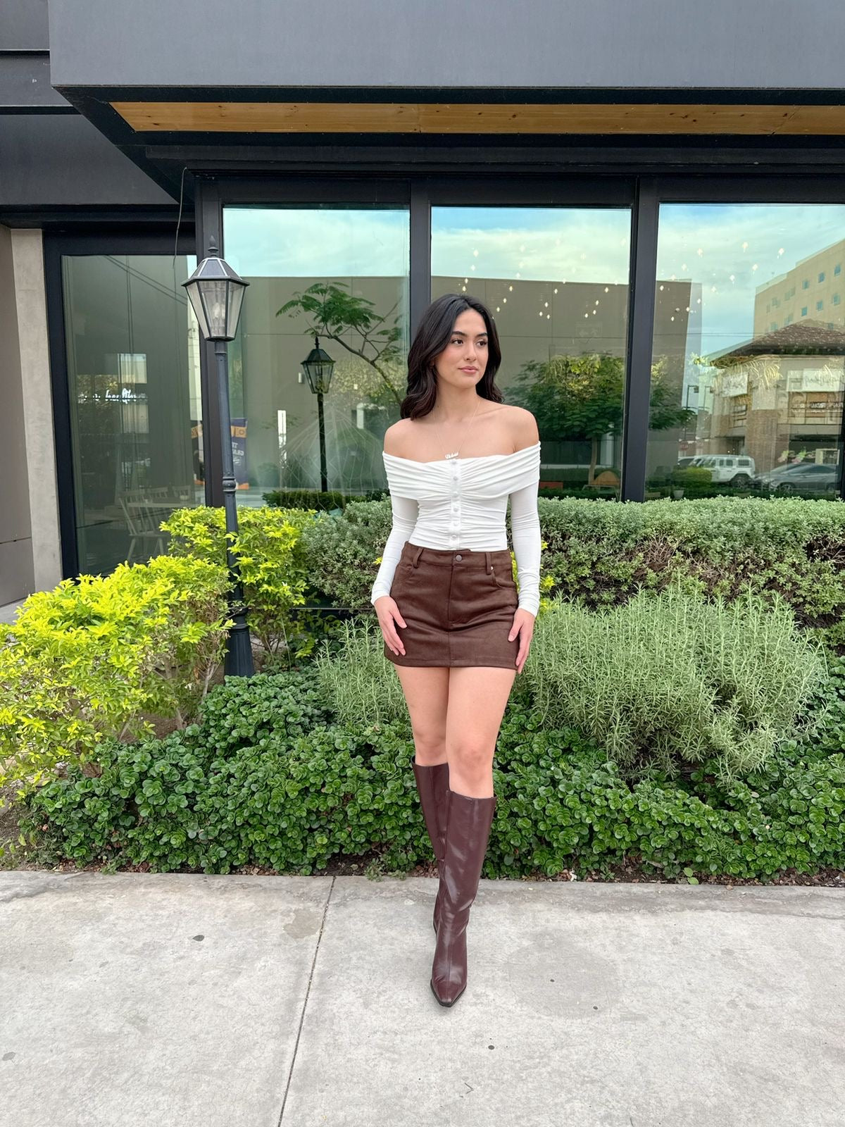 Body a los Hombros con Botones