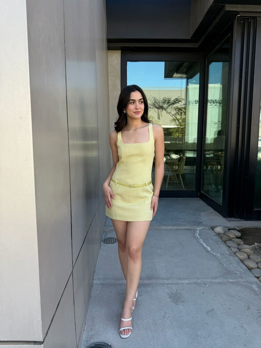 Vestido Cinto Verde