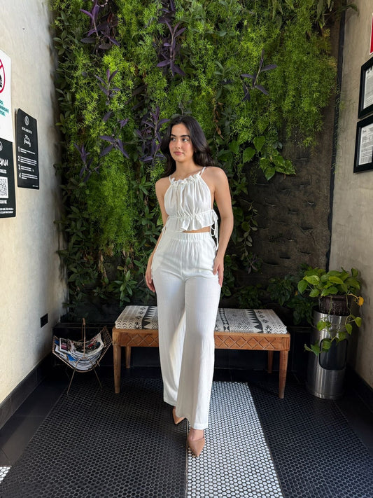 Conjunto Blanco Playero