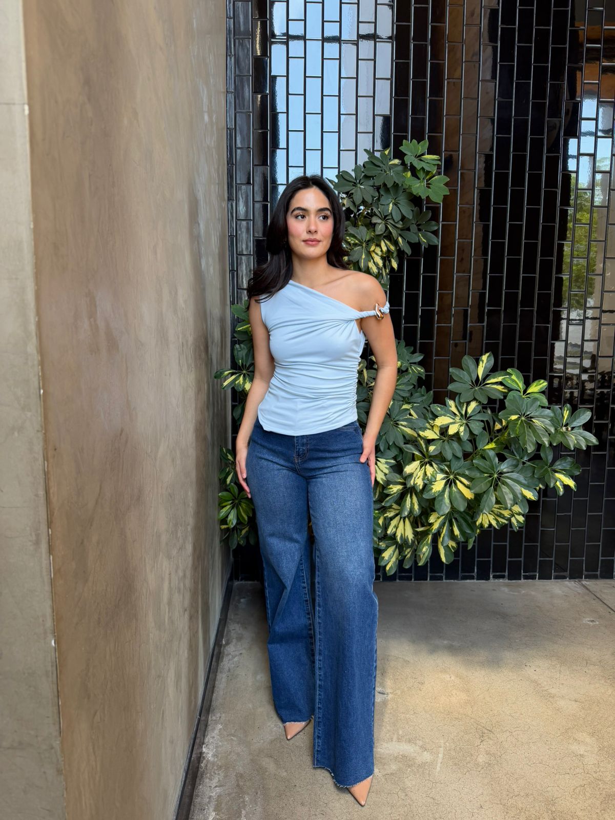 Blusa Asimétrica un Hombro
