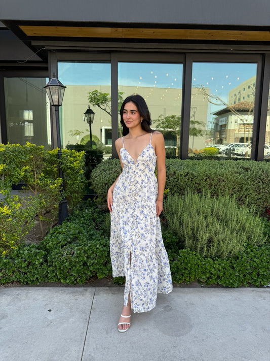 Vestido Midi Flores
