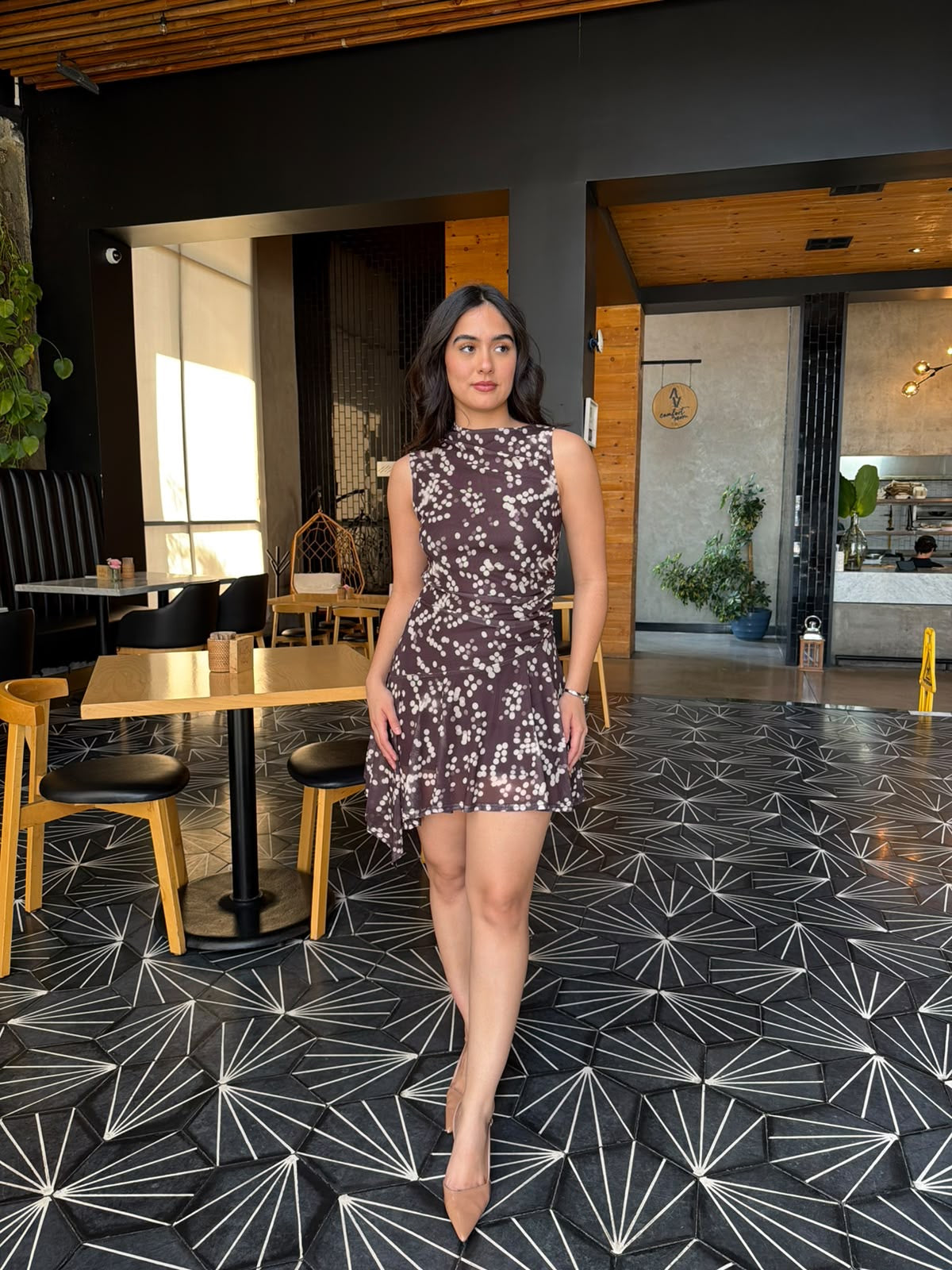 Vestido Asimétrico Dots