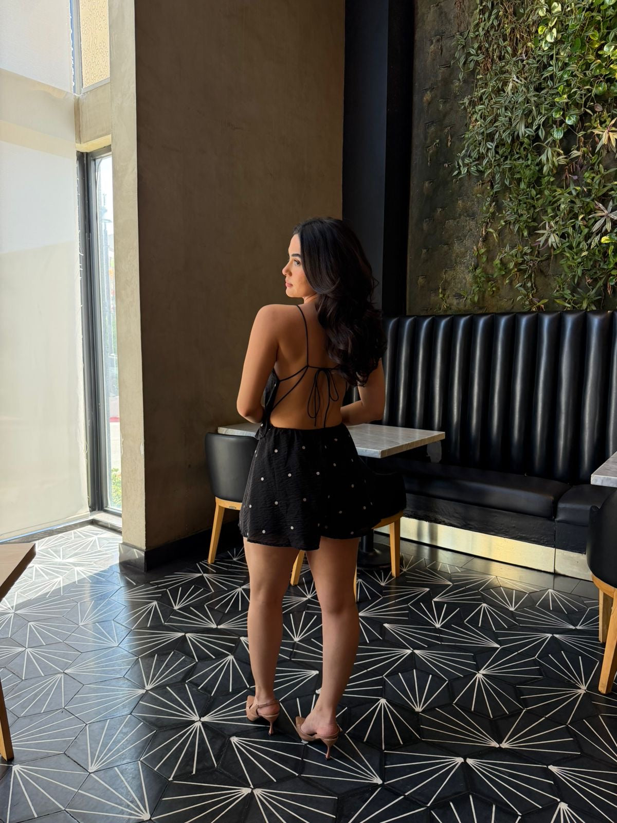 Monoshort Halter Dots