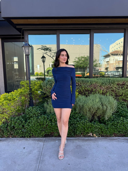 Vestido Corrugado Liso