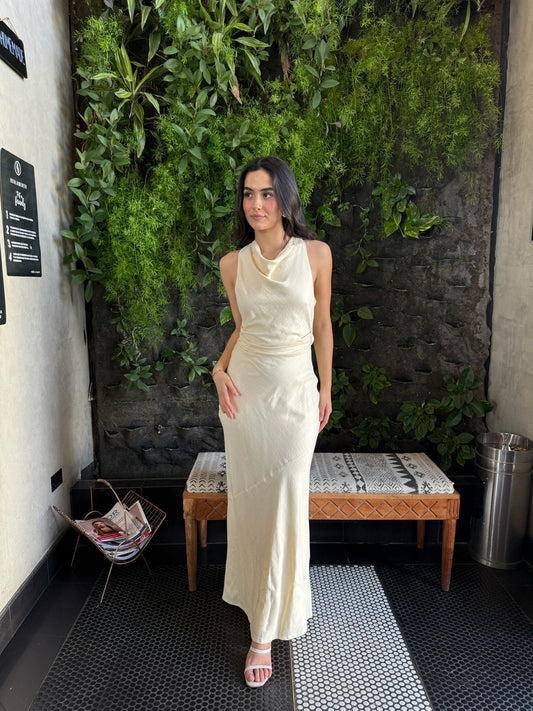 Vestido Manta Espalda Cruzada