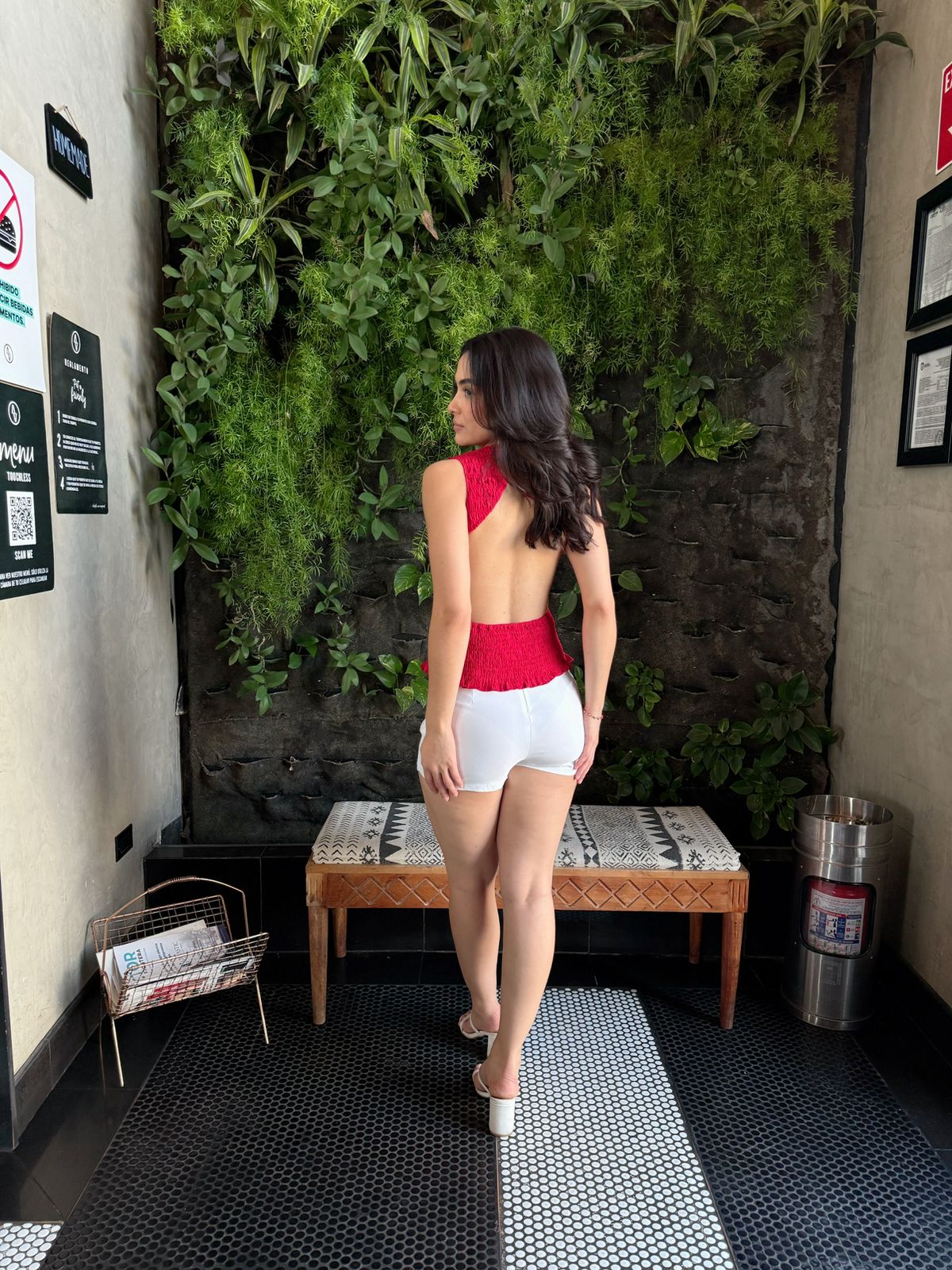 Shortsfalda Blanco