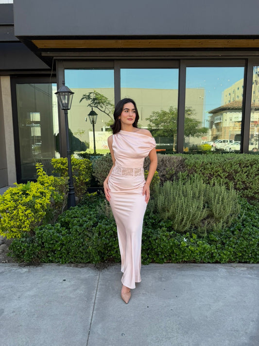 Conjunto Satinado con Encaje