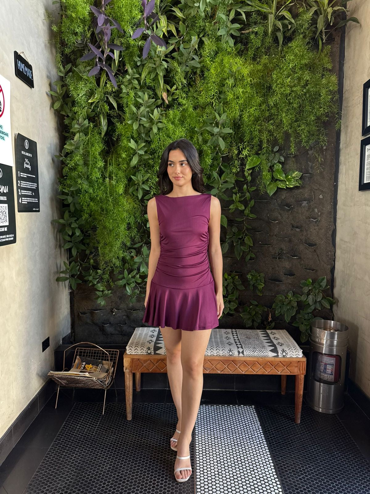 Vestido Corrugado Olan