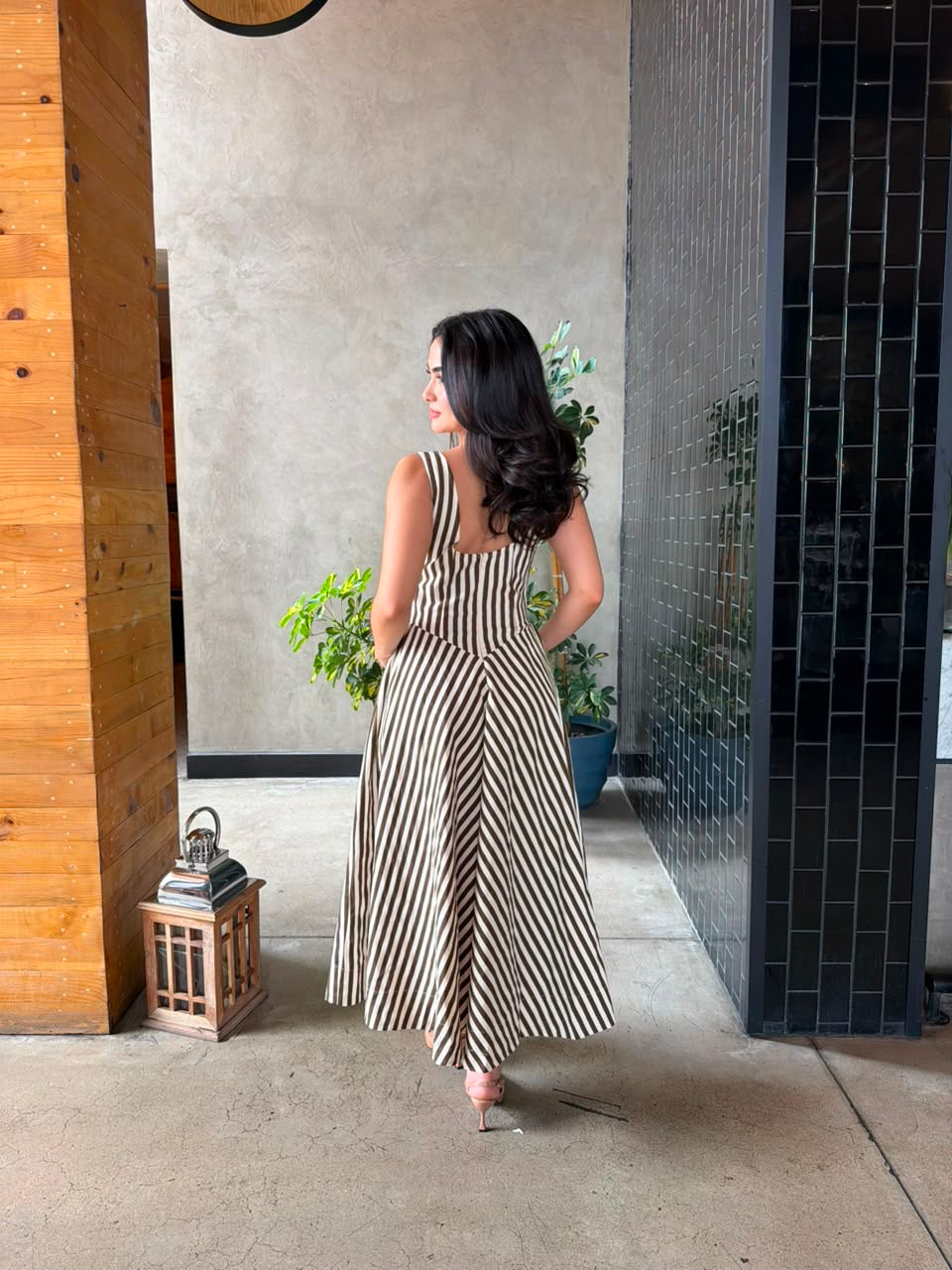 Vestido Largo Rayas