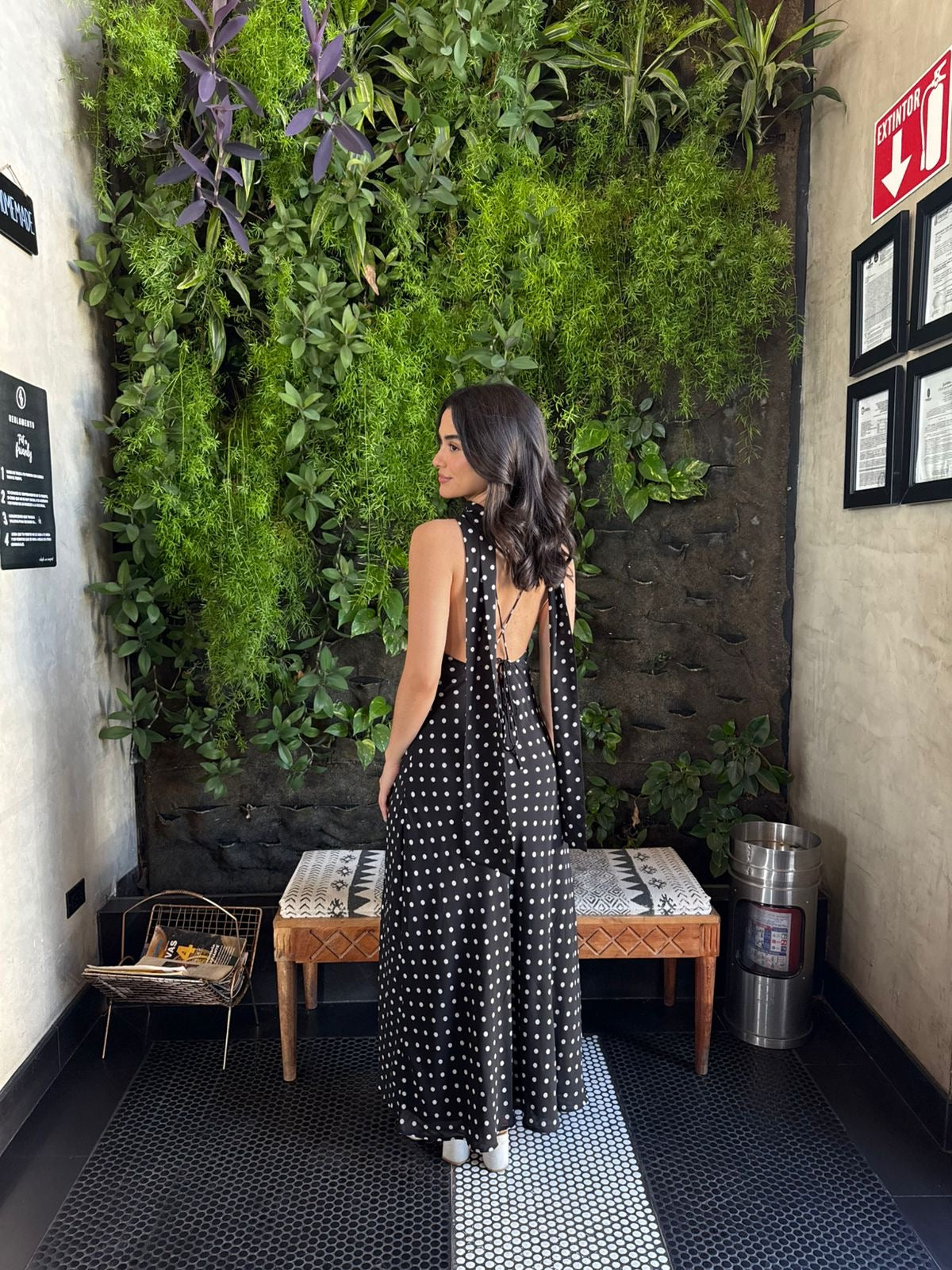 Vestido Dots con Mascada