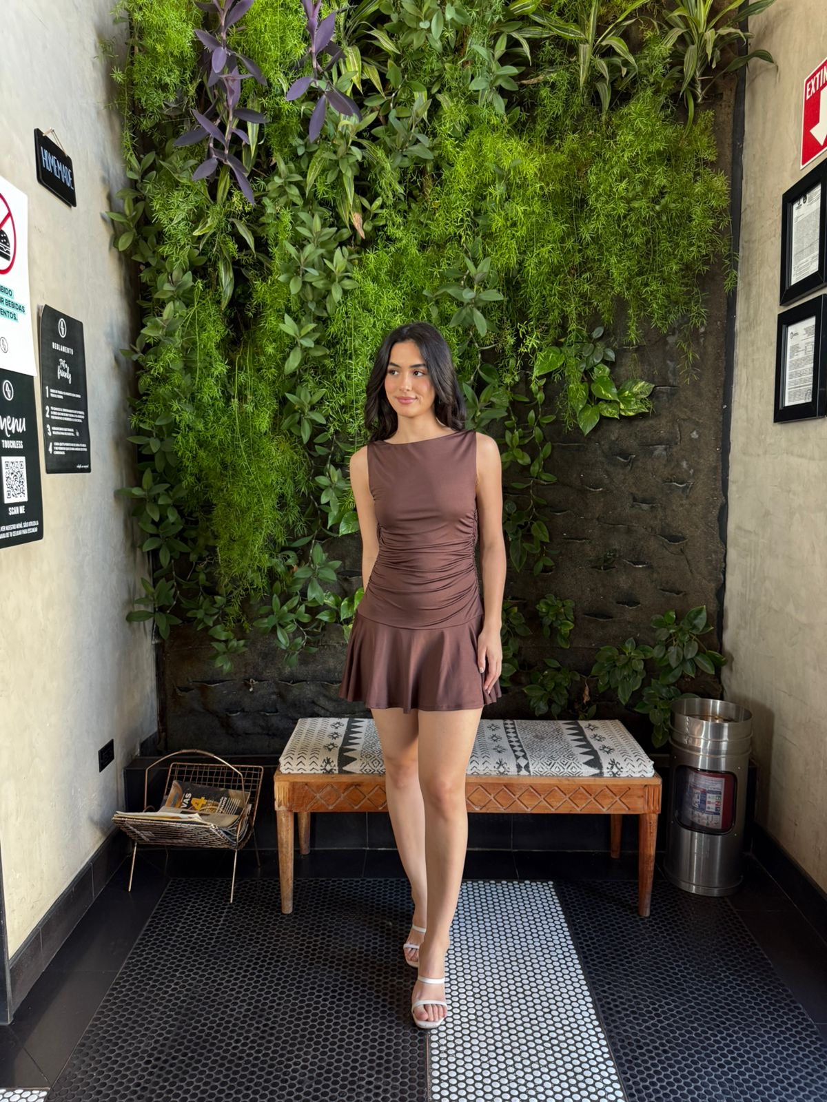 Vestido Corrugado Olan