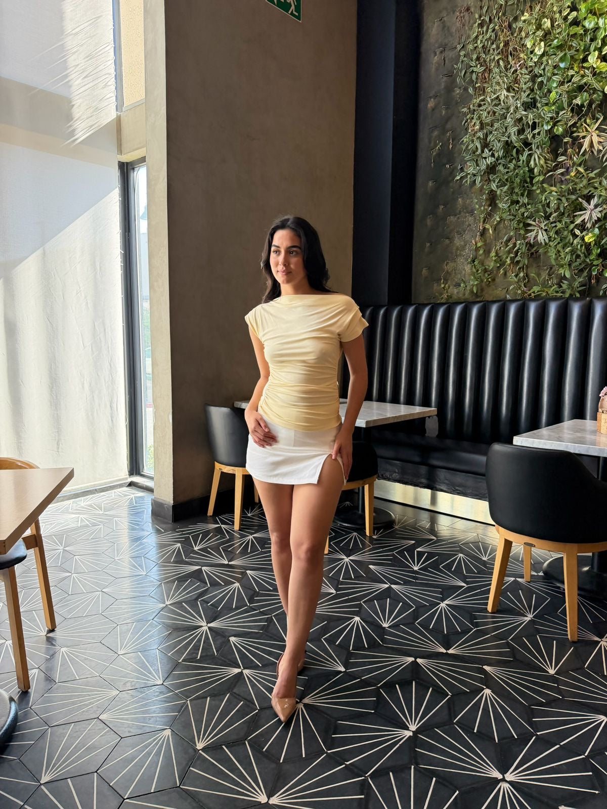 ShortsFalda Blanco