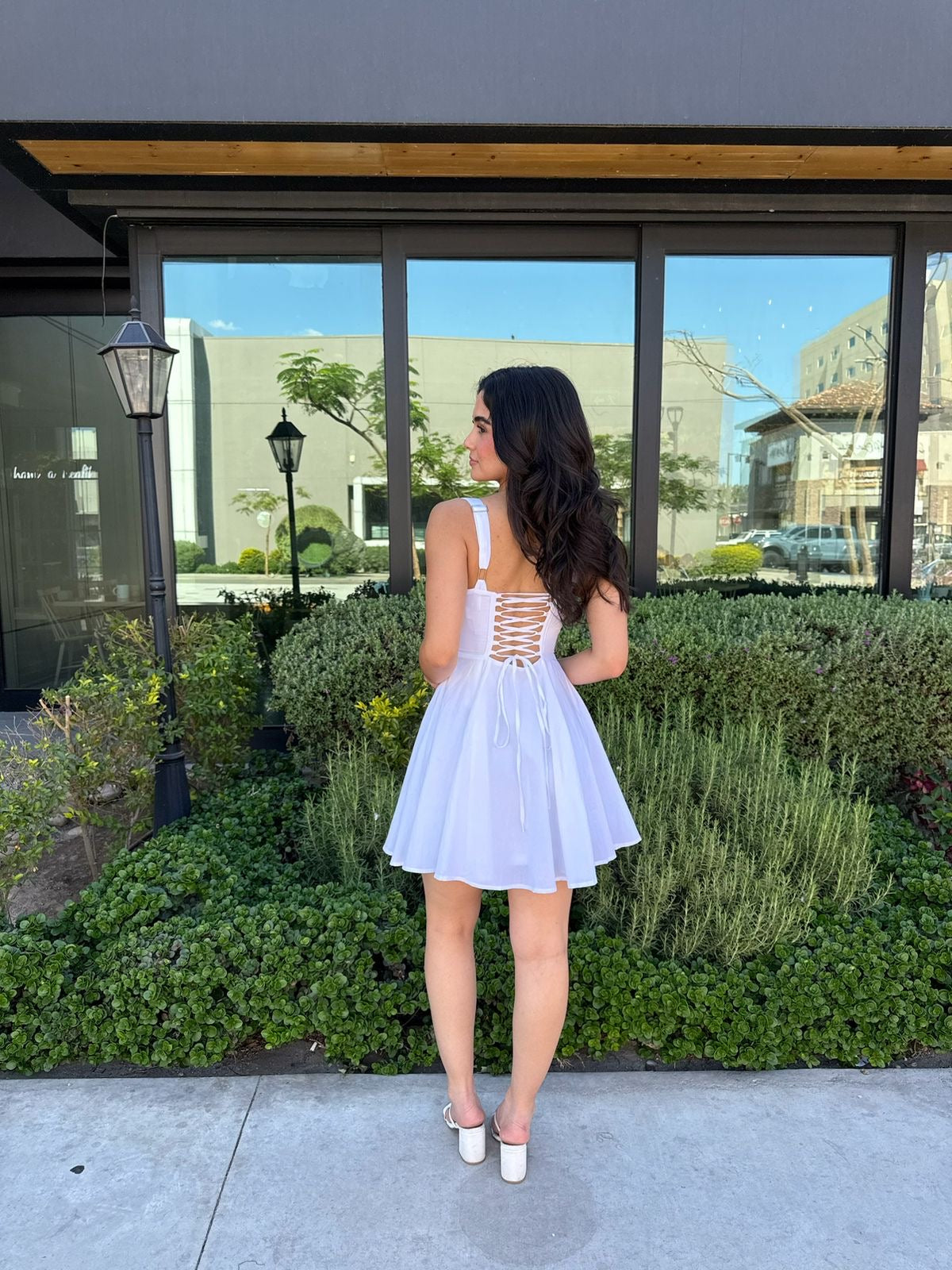 Vestido Blanco Corset