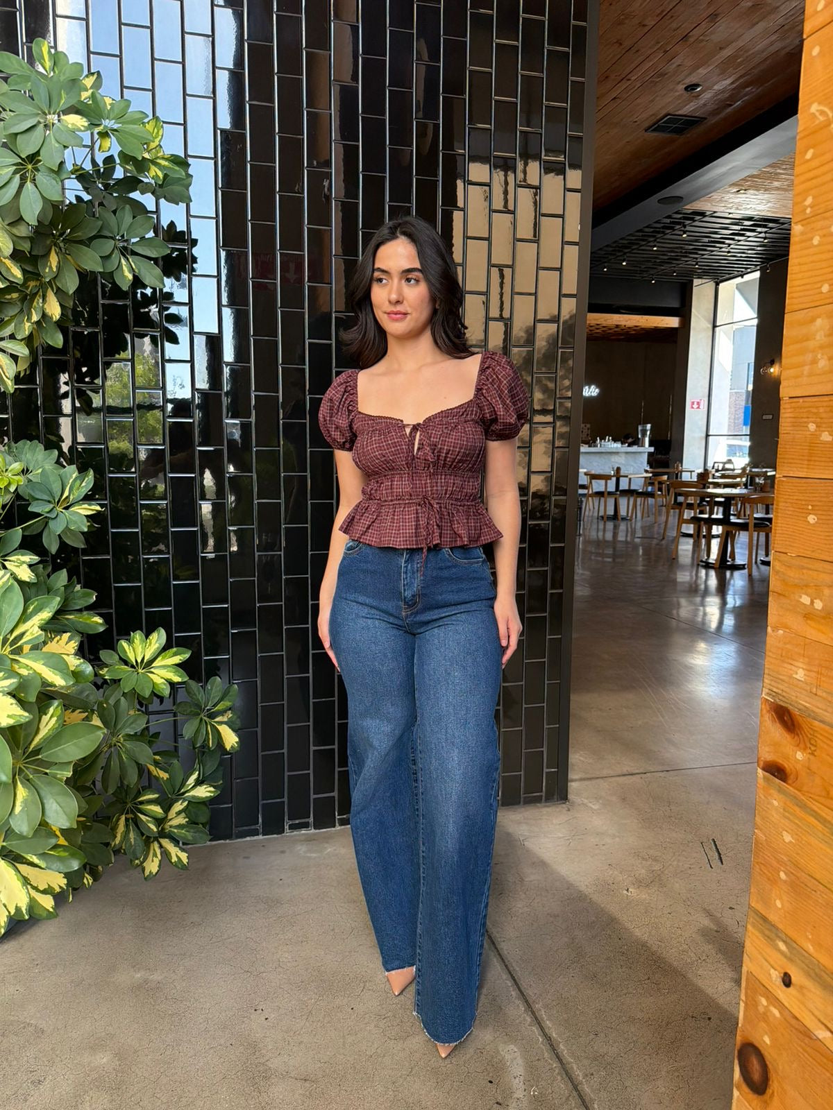 Blusa Bombacha Cuadritos