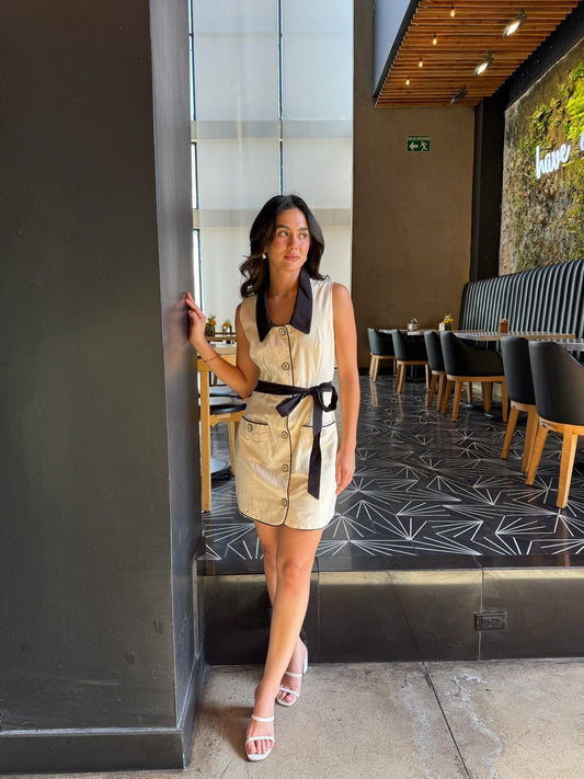 Vestido Bicolor