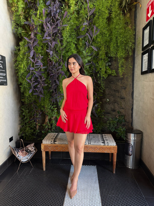 Vestido Bombacho Rojo