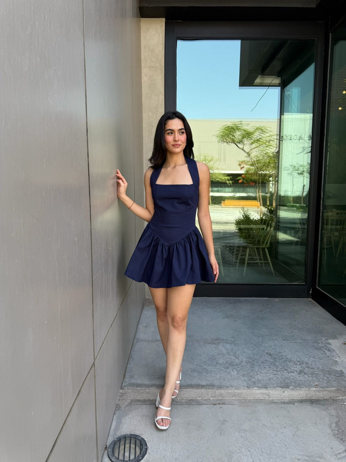 Vestido Halter Bombacho